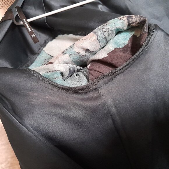 Guess by Marciano Silk Dress Bodycon Clubwear Size XS Mini Long Sleeve - Picture 10 of 15